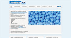 Desktop Screenshot of cellbetong.se